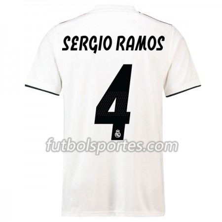 Camisetas Real Madrid Sergio Ramos 4 Primera Equipacion 2018/2019